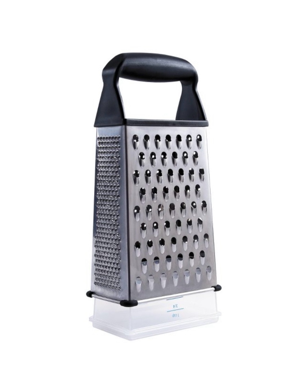 OXO SoftWorks Box Grater Stainless Steel w Handle & Container Dishwasher Safe